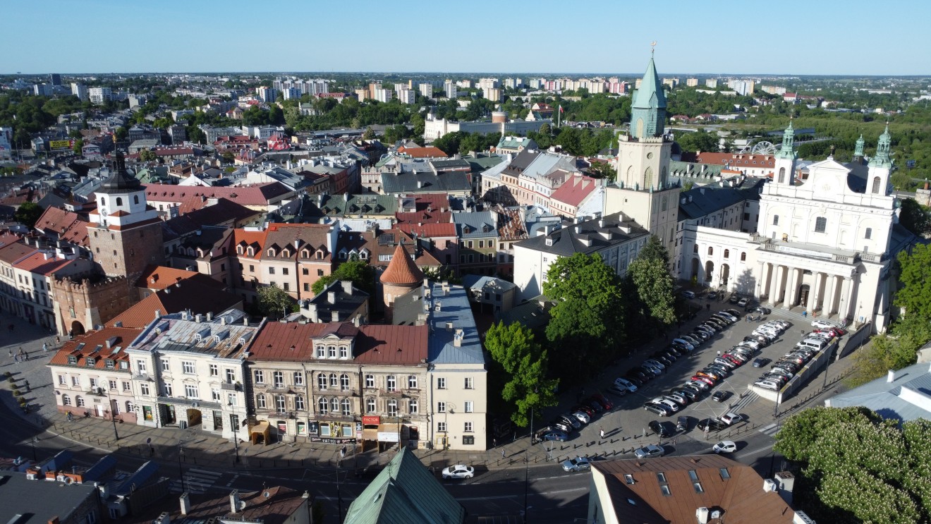 Lublin Plac Katedralny Stare Miasto