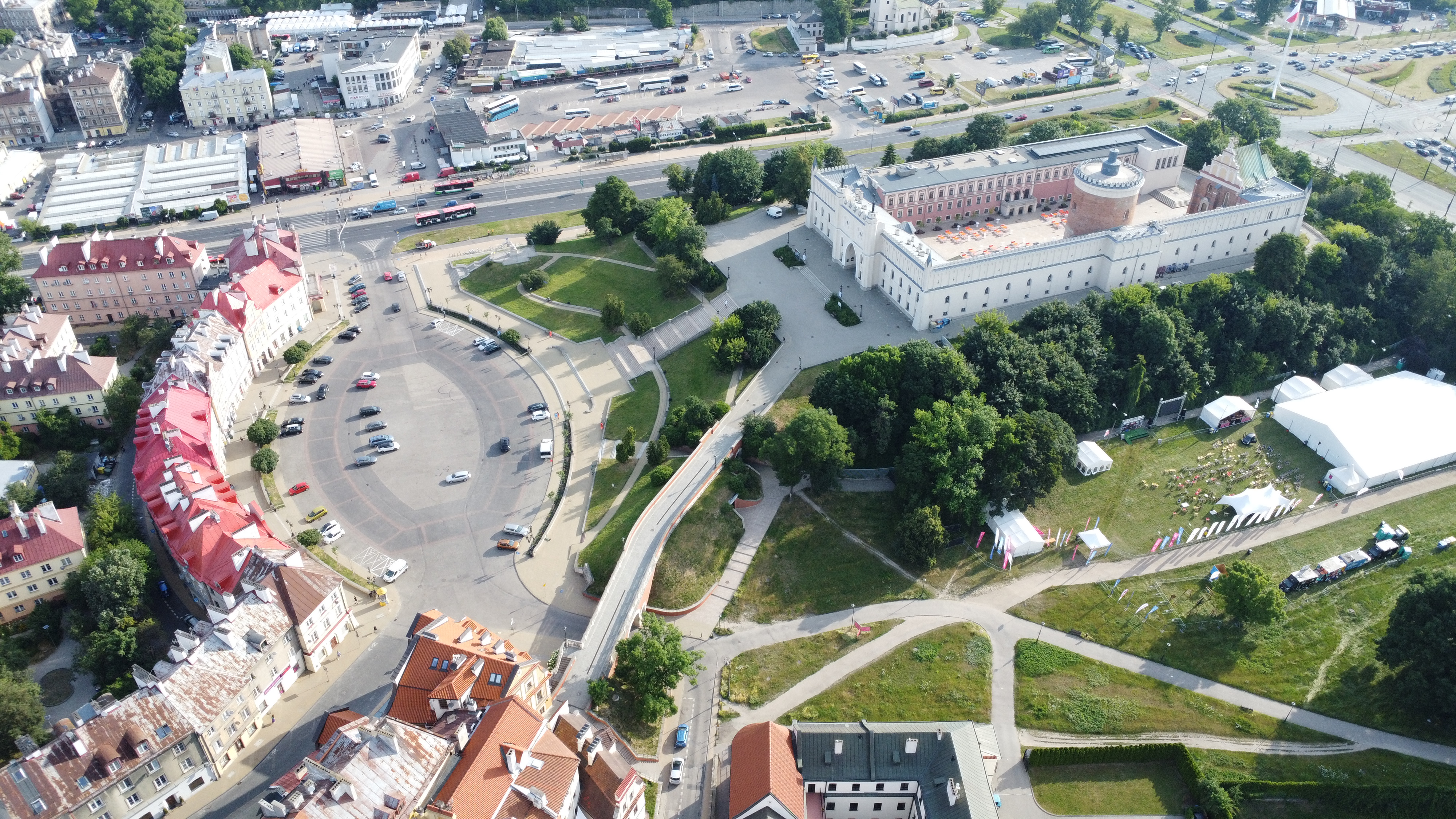 Lublin Plac Zamkowy Zamek Lubelski Muzeum Narodowe w Lublinie.