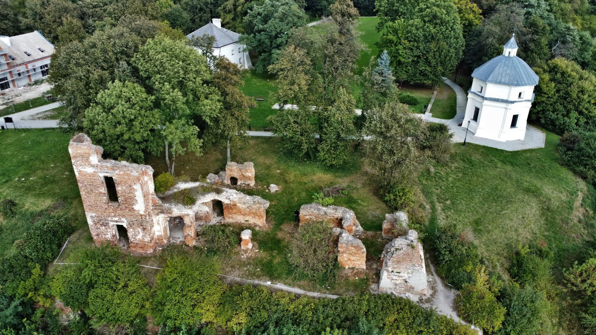 Zawieprzyce Ruiny Zamku nad Wieprzem.